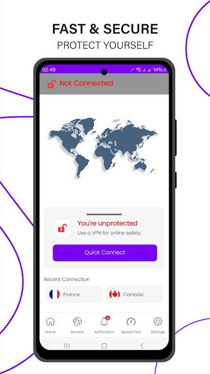 NetProtect VPN - Fast & Secure 스크린샷 1