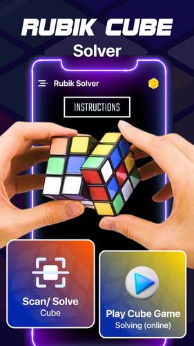 Rubik's Cube Puzzle Solver app Скриншот 1