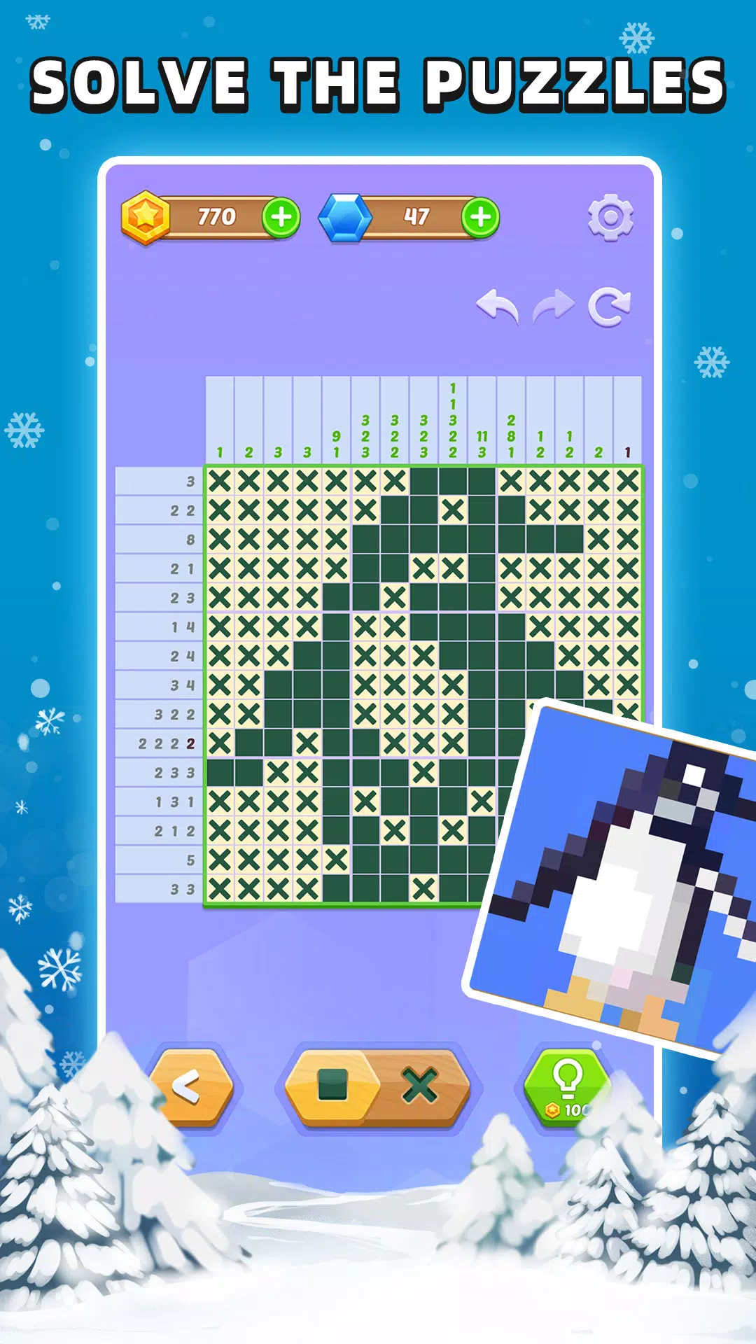 Nonogram Jigsaw - Color Pixel Tangkapan skrin 3