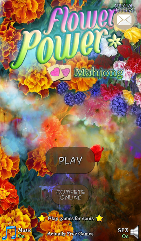 Hidden Mahjong: Flower Power Zrzut ekranu 1