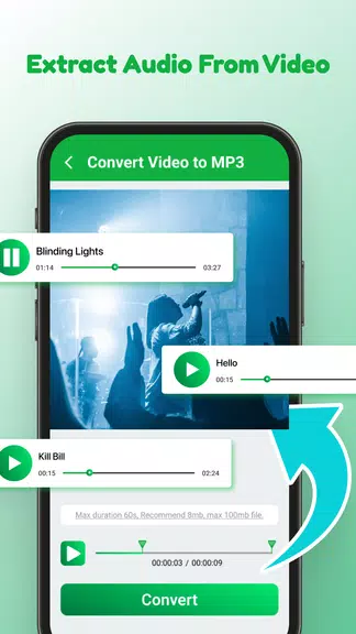 Video to MP3: Video Converter Screenshot 2