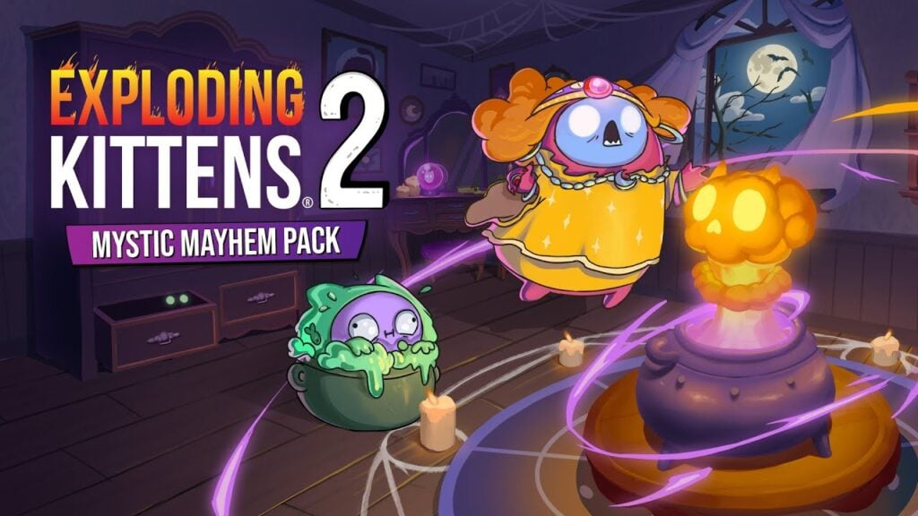 Halloween ထိတ်လန့်စရာ- Madame Beatrice သည် Exploding Kittens 2 တွင် အနာဂတ်ကို ထုတ်ဖော်ပြသခဲ့သည်။