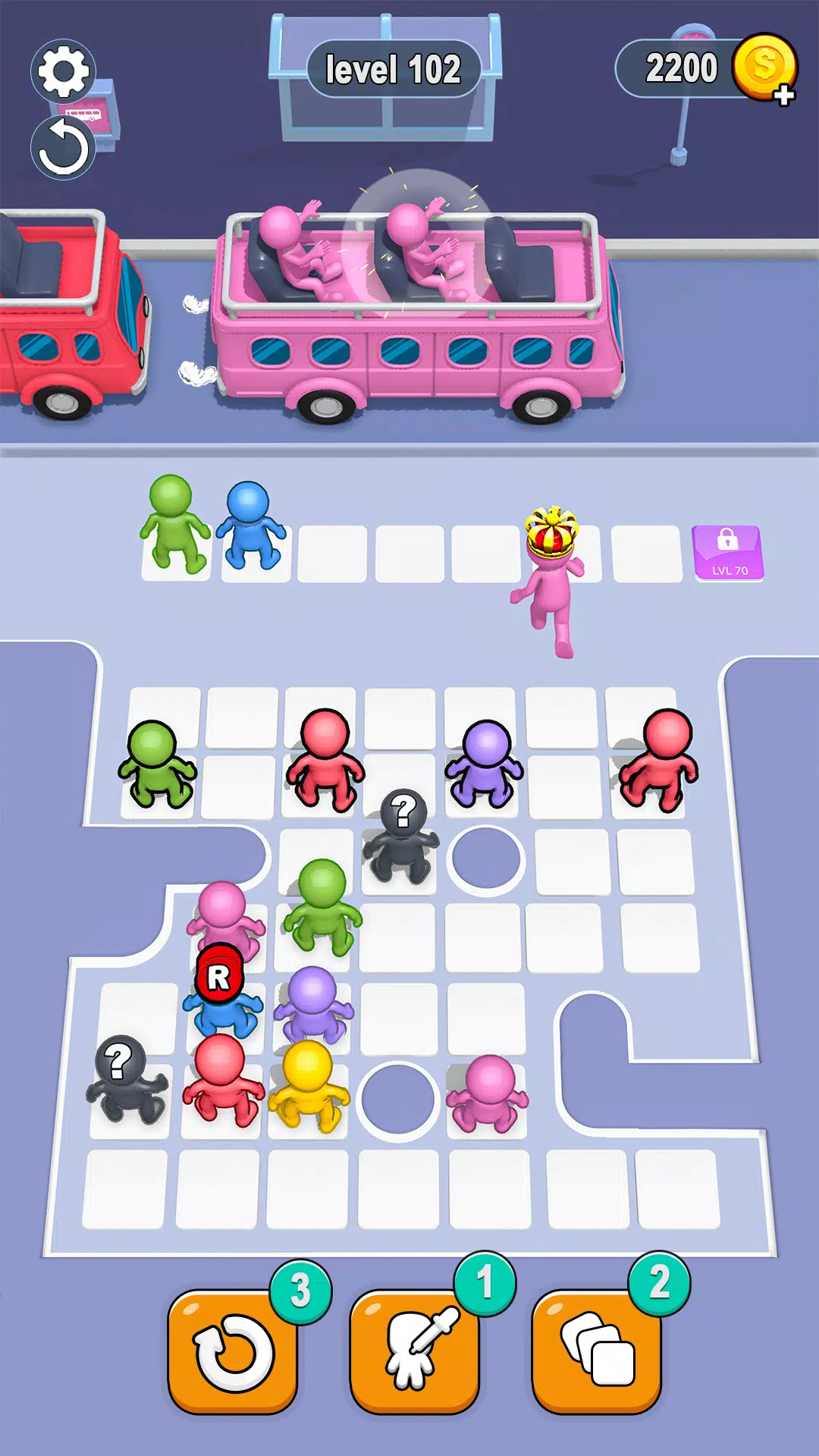 Bus Jam 3D Games Schermafbeelding 1