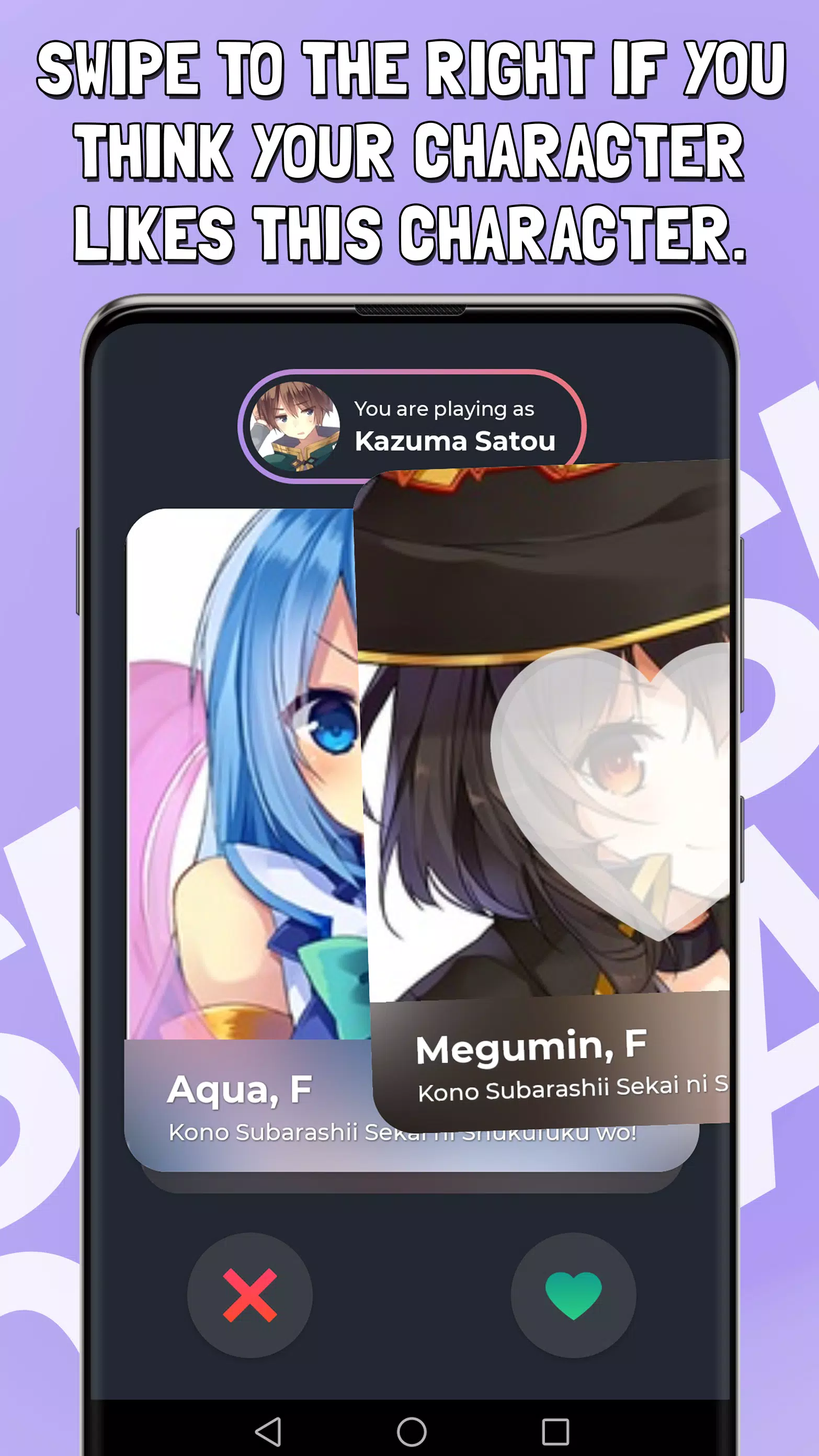 Schermata Smash or Pass Anime Game 3