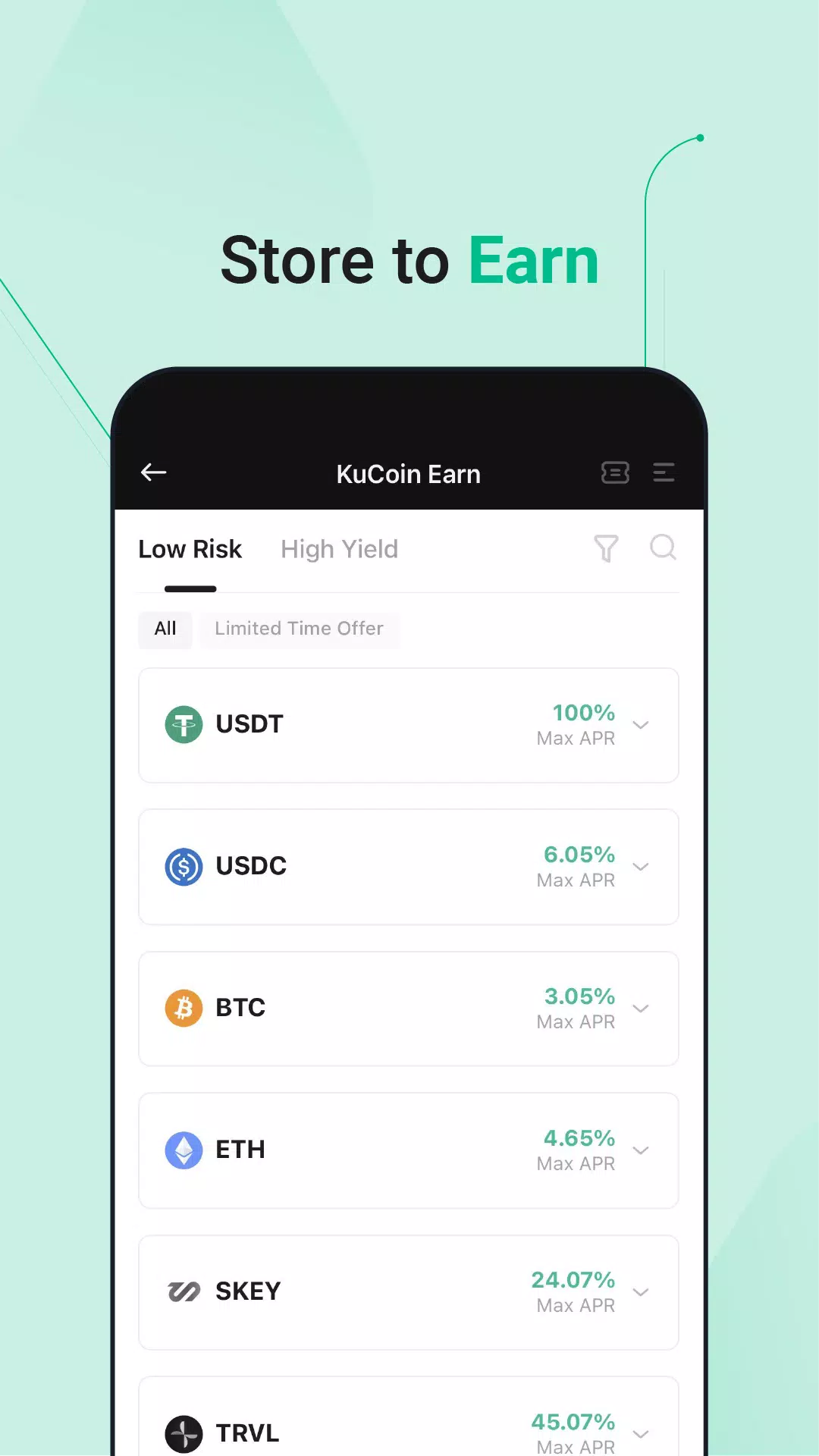 KuCoin - 比特幣BTC、以太坊ETH交易所應用截圖第4張