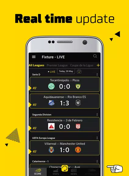 Live Score: football scores Zrzut ekranu 2