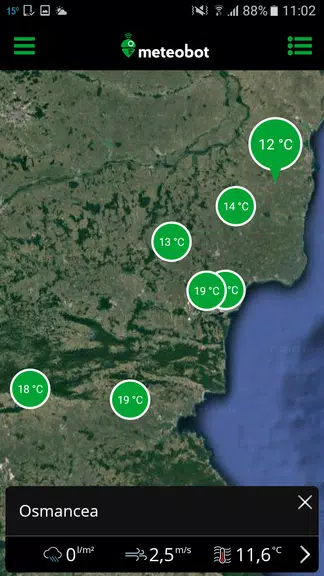 Schermata Meteobot 1