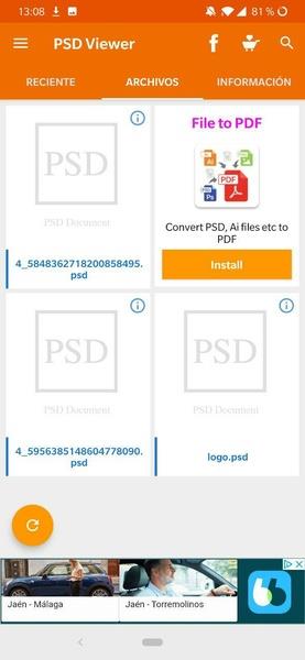 PSD File Viewer 스크린샷 2