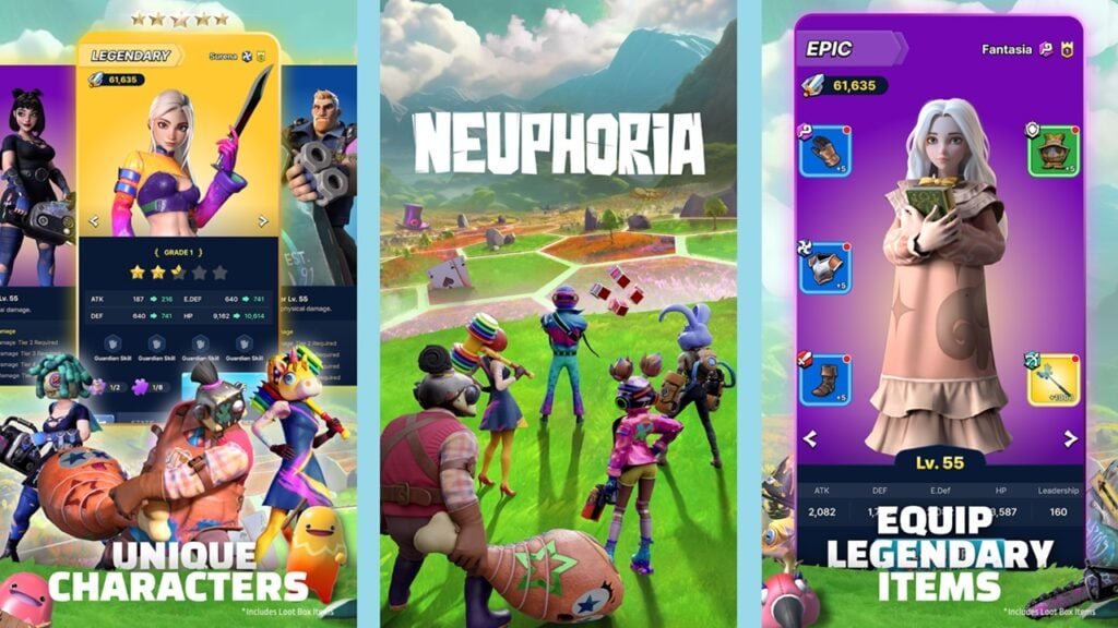 Neuphoria: monte sua escalação imbatível neste combate automático estratégico