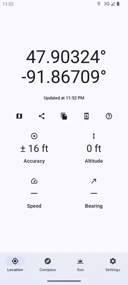 Positional GPS, Compass, Solar Captura de tela 1