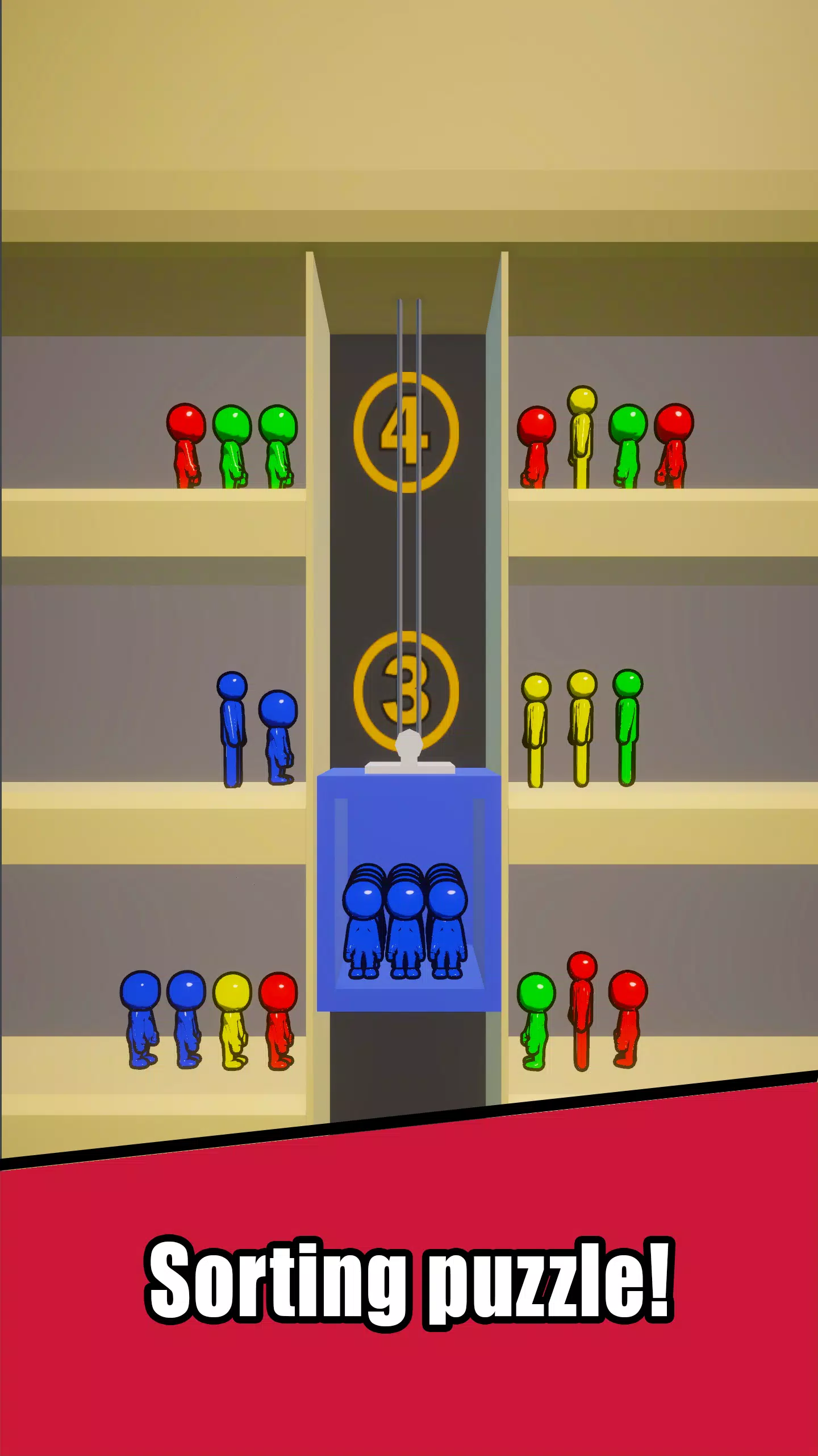 Lift Traffic: elevator game スクリーンショット 1