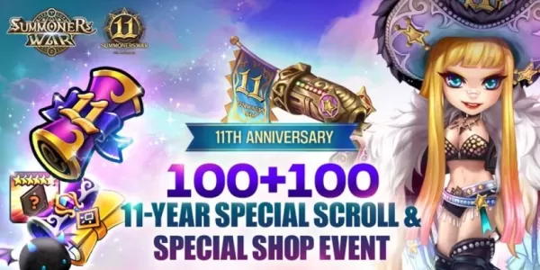 Guerra di evochi: Sky Arena segna l'11 ° anniversario con il nuovo mostro, evoca eventi, scroll omaggi