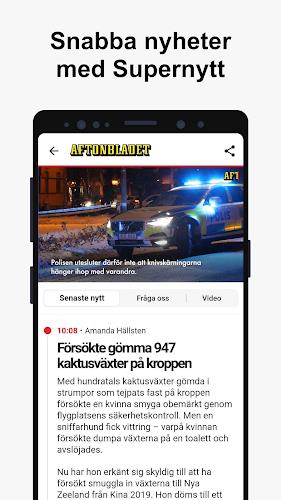 Aftonbladet Nyheter Ảnh chụp màn hình 4