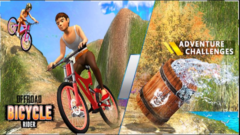 Offroad Bicycle Bmx Stunt Game Captura de pantalla 2