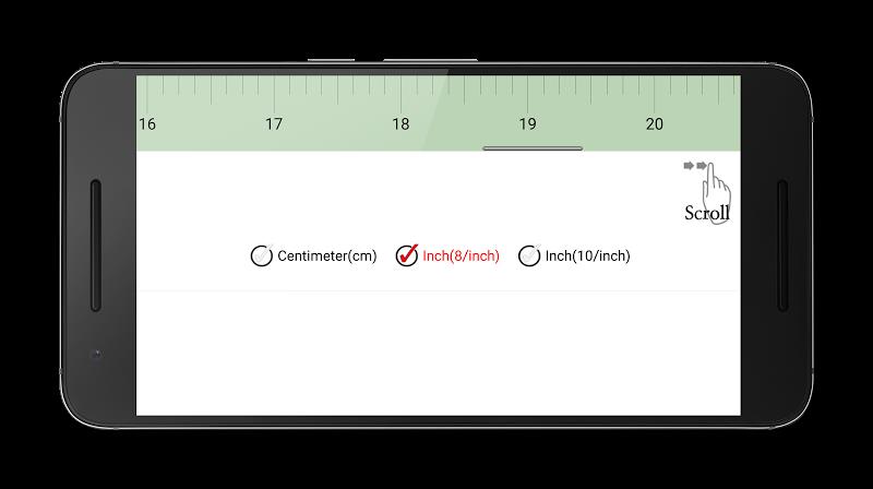 Tape measure: cm, inch Zrzut ekranu 4