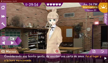 Club de Detectives - Caso 01 (novela visual) Screenshot 1