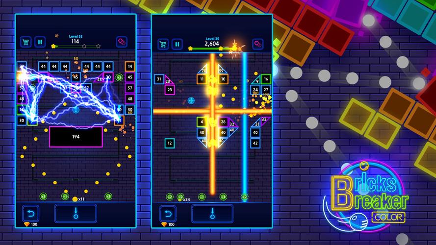 Bricks Breaker Color Скриншот 2