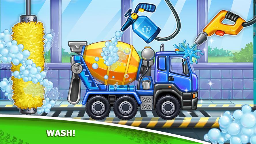 Kids truck games Build a house Captura de pantalla 2