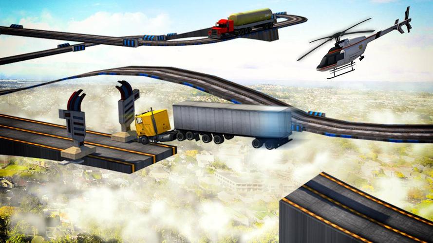 Impossible 18 Wheeler Truck Dr Captura de pantalla 4