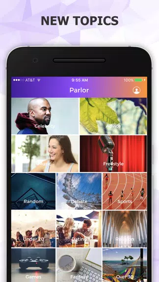 Parlor - Social Talking App Скриншот 4