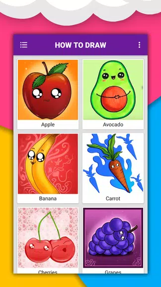 Как рисовать милую еду. Шаги Скриншот 4