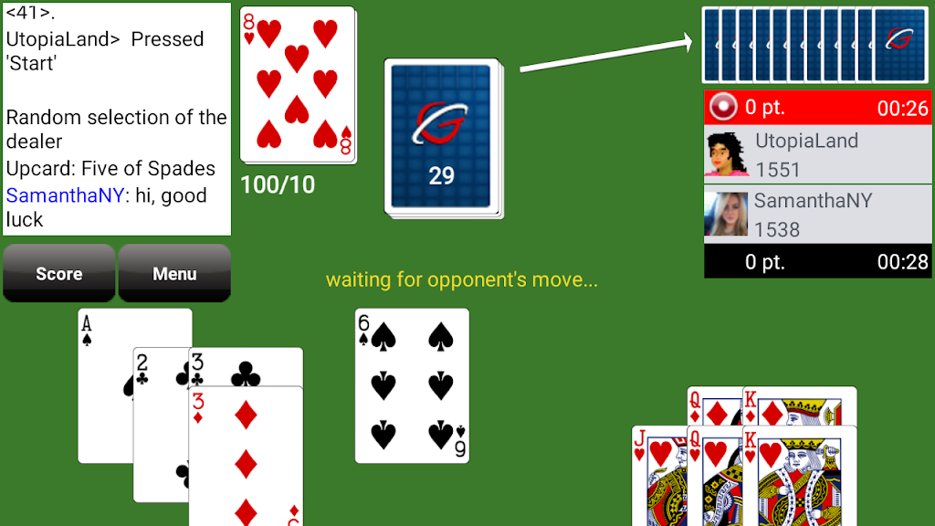 Gin Rummy Club स्क्रीनशॉट 1