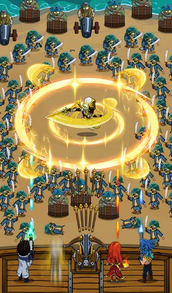 Schermata Zombie War Idle Defense Game 1