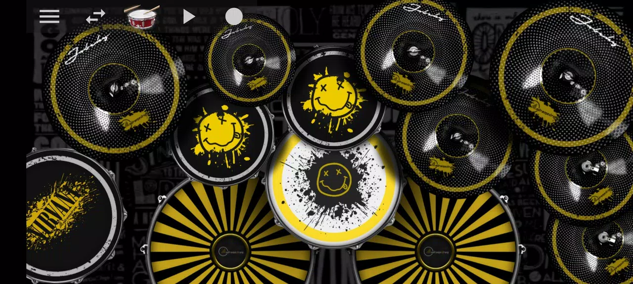 Mega Drum - Drumming App Ảnh chụp màn hình 2