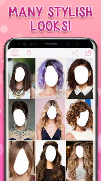 Long Hairstyles Photo Tangkapan skrin 4