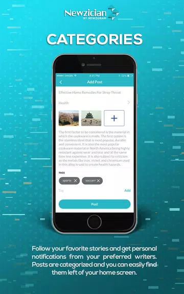 Newzician - Social news app Screenshot 3