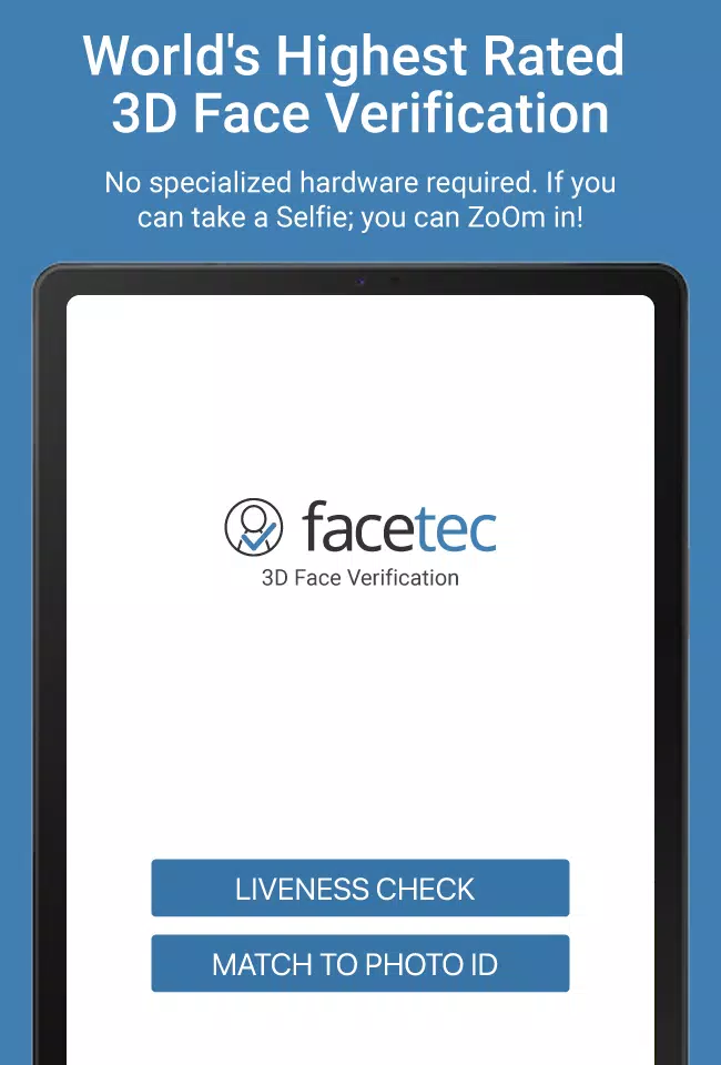 FaceTec Demo Zrzut ekranu 4