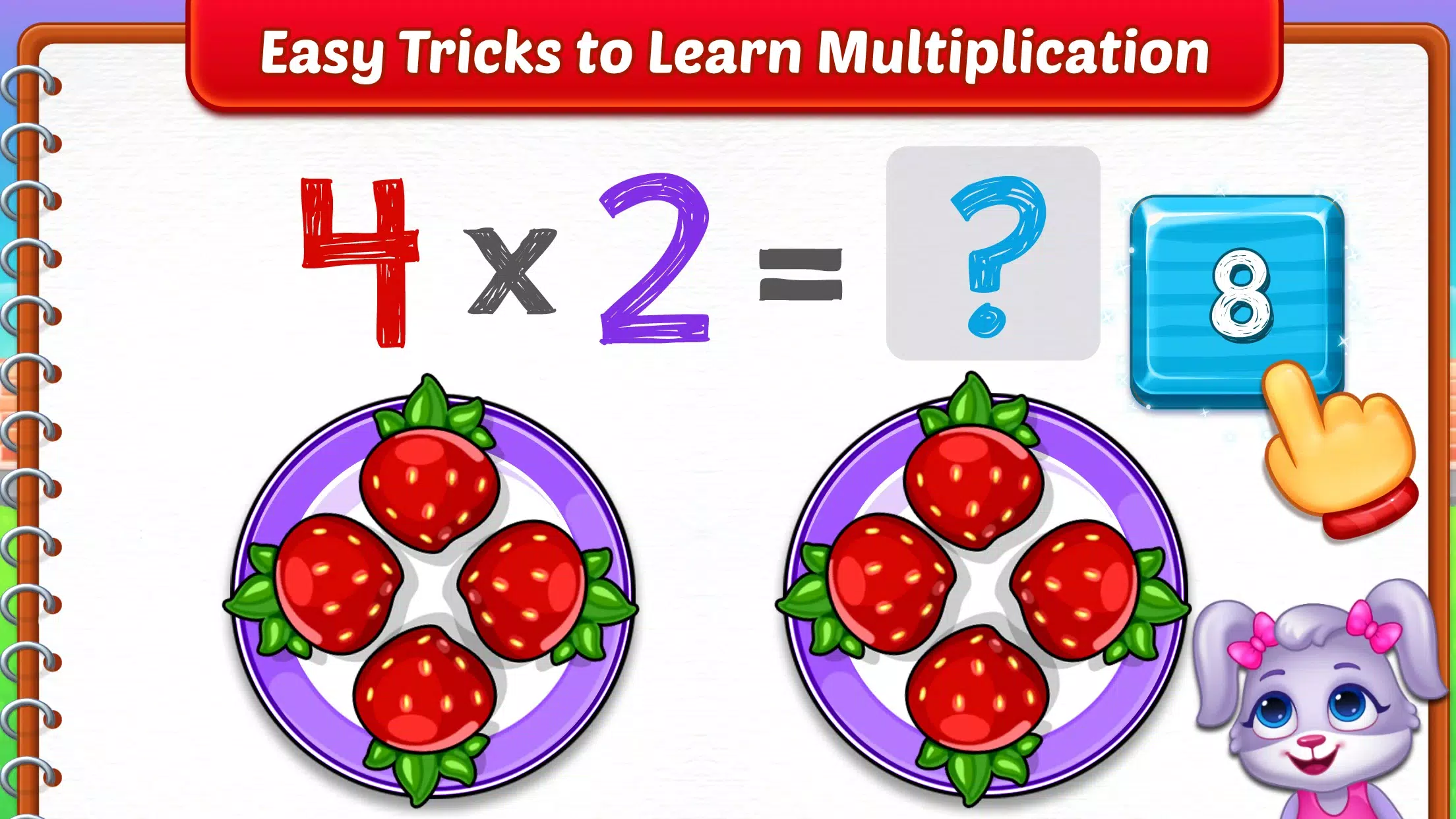 Jeux de multiplication enfants Capture d'écran 3