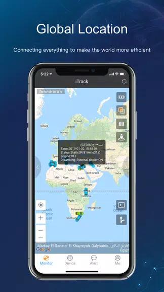 iTrack - GPS Tracking System Ekran Görüntüsü 1