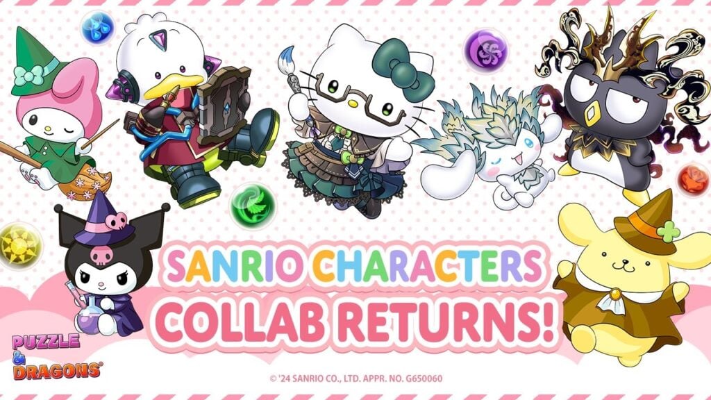 Sanrio-Charaktere Join Puzzle & Dragons Collaboration