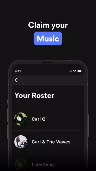 Musixmatch Pro for Artists Ảnh chụp màn hình 2