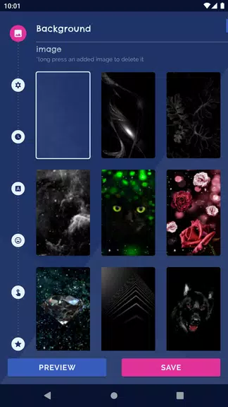 Black Live Wallpaper Dark Mode Ekran Görüntüsü 1