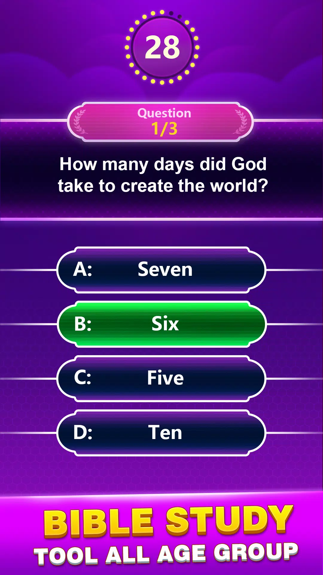 Bible Trivia Tangkapan skrin 1