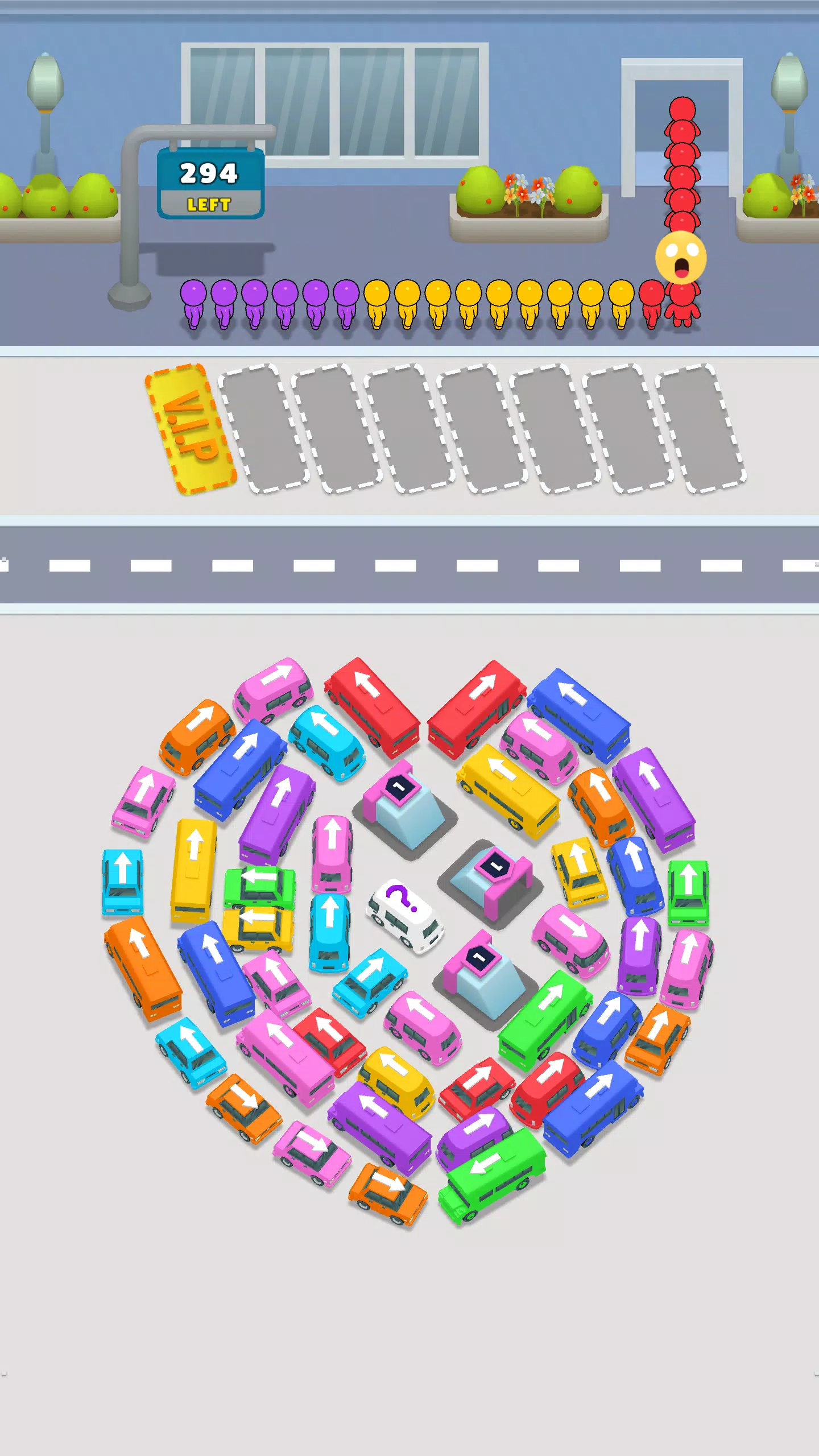 Bus Match Puzzle: Bus Shuffle ဖန်သားပြင်ဓာတ်ပုံ 3