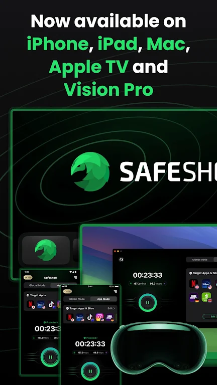 SafeShell VPN - Stream Freedom স্ক্রিনশট 4