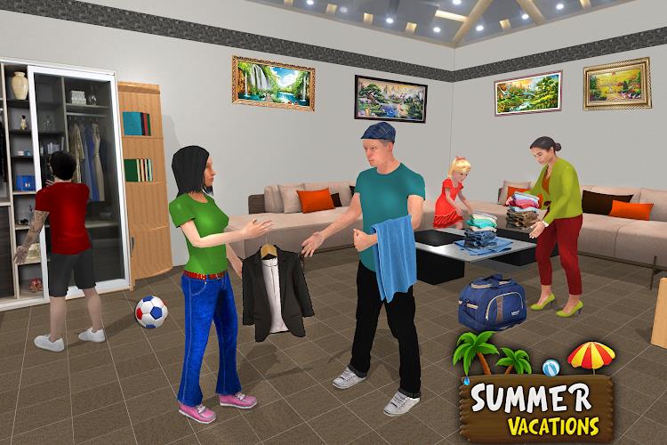 Virtual Family Summer Vacation Скриншот 2