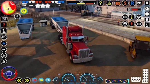 American Cargo Truck Games Sim Captura de tela 1