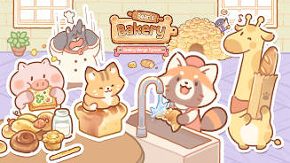 Bear Bakery - Cooking Tycoon स्क्रीनशॉट 1