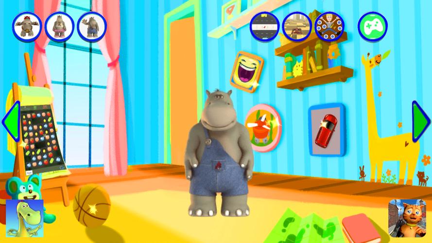Talking Hippo Rock Screenshot 1