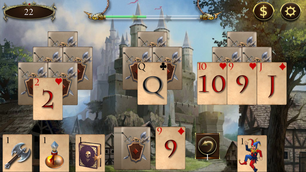 Legends of Solitaire Curse of the Dragons TriPeaks ဖန်သားပြင်ဓာတ်ပုံ 2
