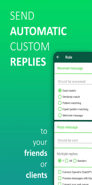 Автоответчик для WhatsApp Скриншот 3