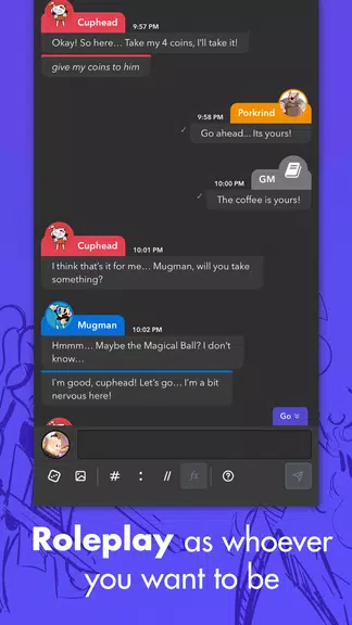 mRPG - Chat app to play RPGs應用截圖第2張