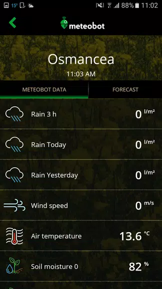 Schermata Meteobot 2