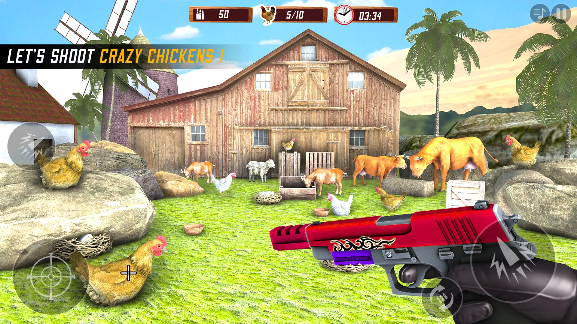 Chicken Shooting 3D Hunt Games Tangkapan skrin 4