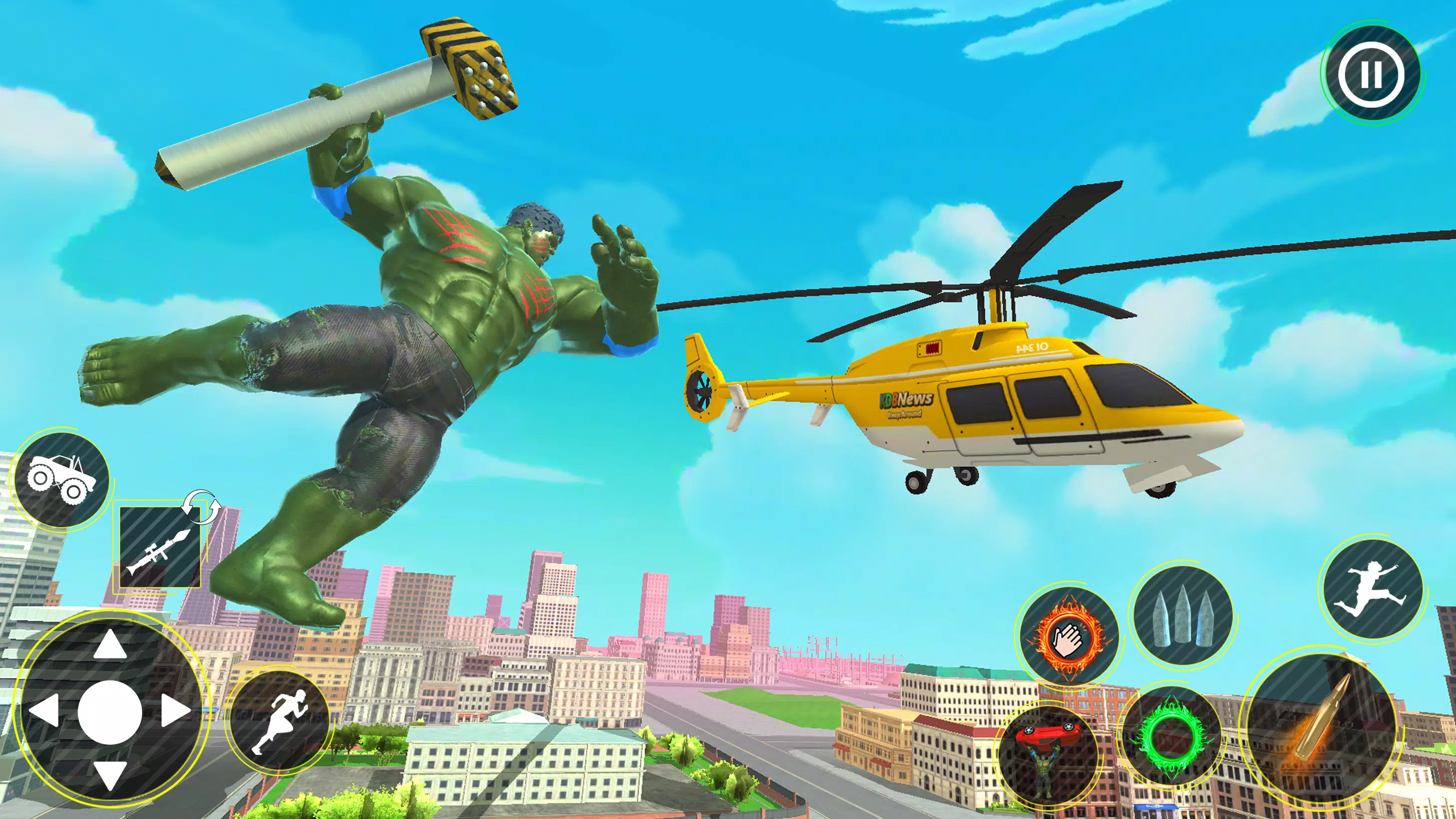 Incredible Monster Hero 3D War应用截图第2张