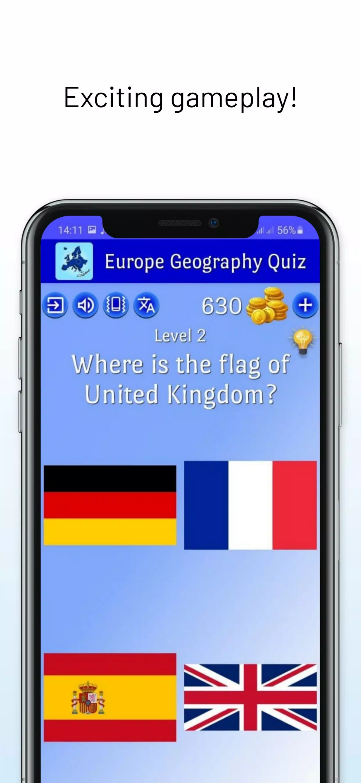 Schermata Europe Geography Quiz 3